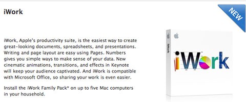 Aparecen los primeros rastros de iWork’11 en la web de Apple