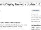 Apple lanza una actualización de firmware para el LED Cinema Display de 27 pulgadas