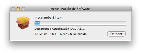 Apple actualiza iDVD