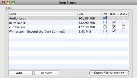 Burn Planner: la ayuda que necesitamos para grabar múltiples archivos en un DVD