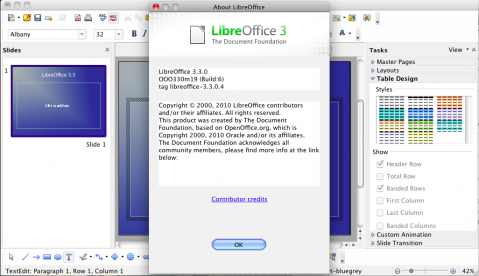 Disponible LibreOffice 3.3