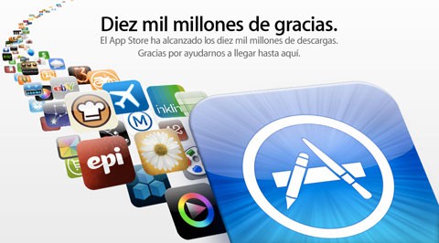 10.000 millones de aplicaciones descargadas de la AppStore