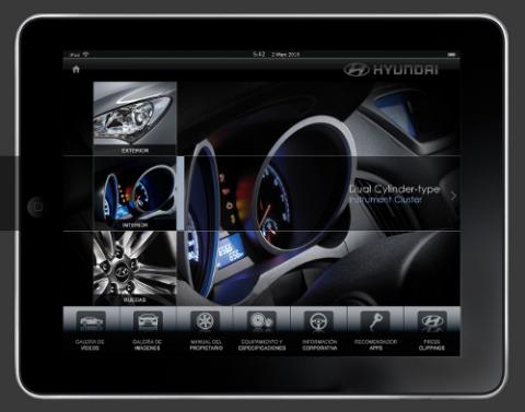 Hyundai Genesis Coupe, con iPad de serie