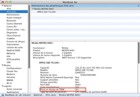 Mac OS Lion añade soporte TRIM para memorias SSD