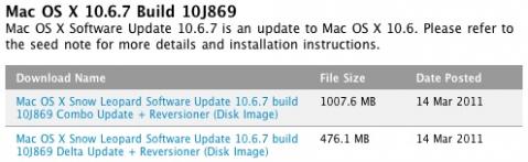 Nueva beta de Snow Leopard 10.6.7 entregada a los desarrolladores
