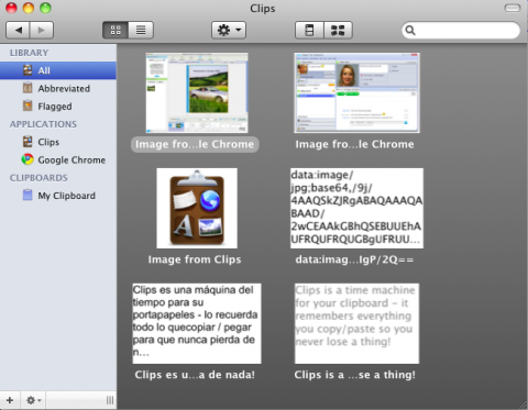 Clips: el mejor portapapeles para Mac OS X