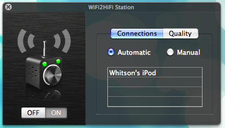 WiFi2HiFi, o cómo transmitir música del ordenador al iPhone
