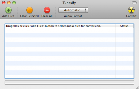 Convierte archivos FLAC en formatos compatibles con Mac mediante Tunesify