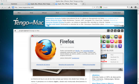 Disponible Firefox 4