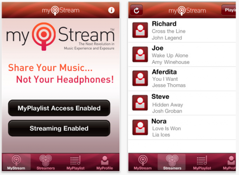 Mystream: Comparte tu música, no tus auriculares