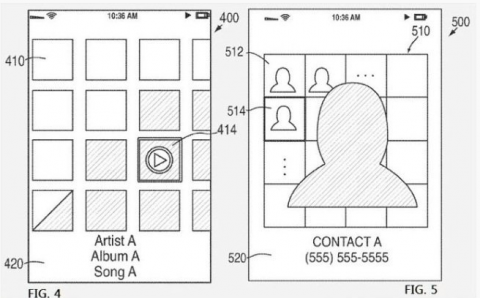 Apple patenta un nuevo concepto de interfaz para iOS