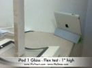 Pruebas de resistencia de las pantallas de los iPads 1 y 2