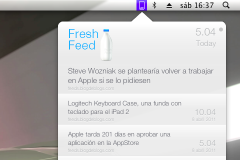 Fresh Feed: lector de noticias RSS ligero