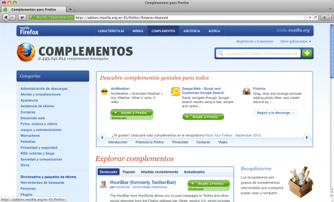 4 complementos para Firefox que todo usuario de Mac debe de tener