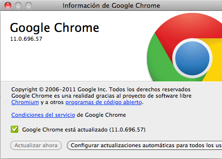 Ya está disponible Google Chrome 11