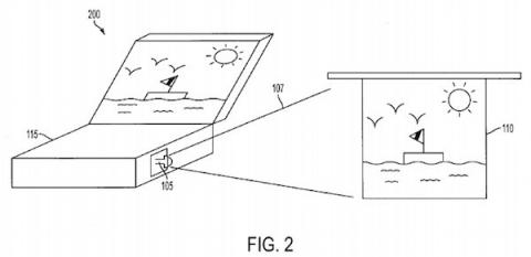 Apple patenta un MacBook con proyector integrado