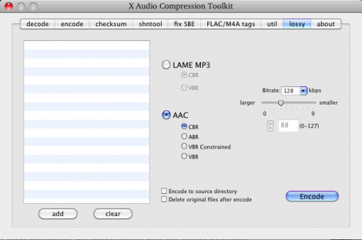 xACT (X Audio Compression Toolkit)