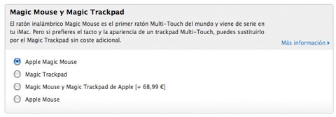 Ahora Apple permite elegir entre Magic Mouse o Magic Trackpad