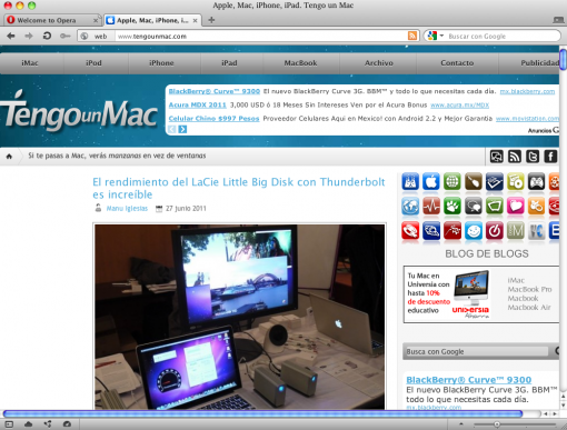 Opera11.5 Opera 11.5 en Mac OS X