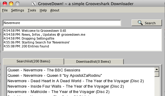 Groovedown, o cómo descargar música directamente de Grooveshark