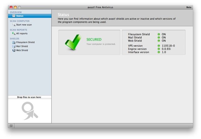 Avast también llega a Mac OS X