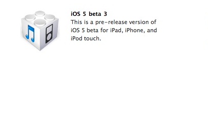 Disponible la tercera beta de iOS 5