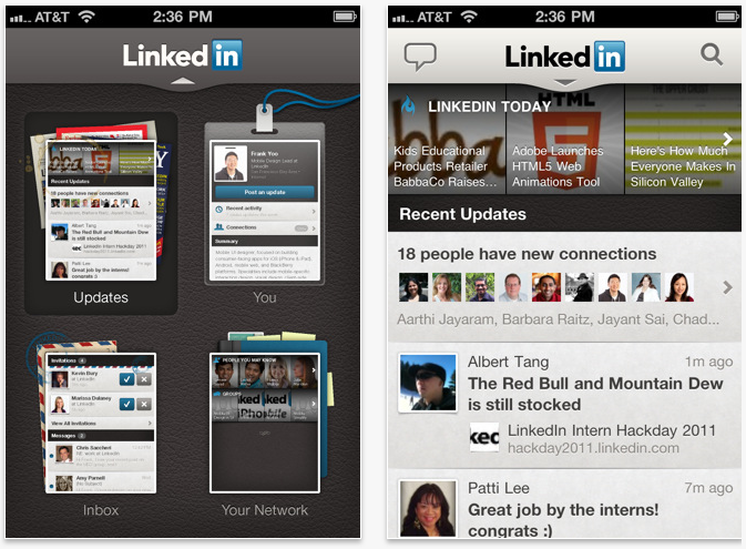 LinkedIn para iOS: Mucho más que una actualización