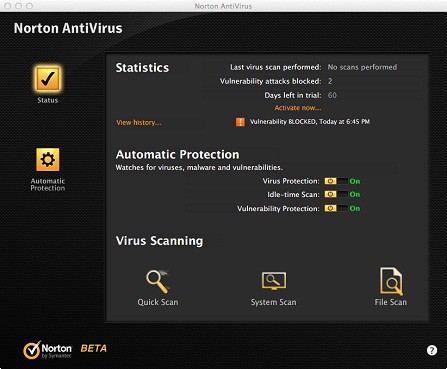 Symantec presenta versión beta de Norton AntiVirus 12 para Mac