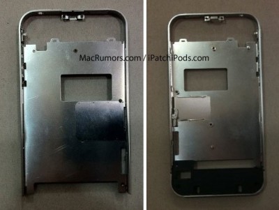 Supuesta estructura metálica de un iPhone 4S