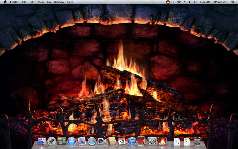 Fireplace 3D, agradable fuego en tu pantalla