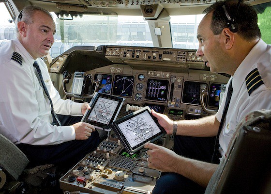 El iPad continúa expandiéndose en las líneas aéreas