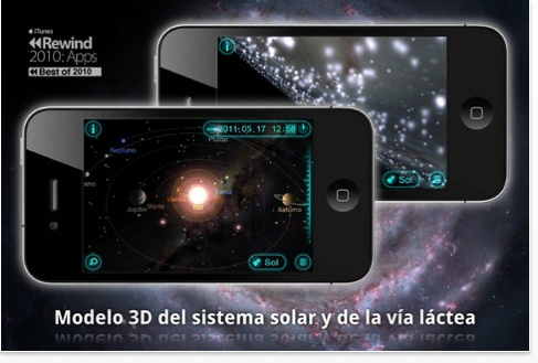 Viaja por el sistema solar con tu iPhone… ¡Y en 3D!