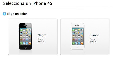 Ya se puede comprar el iPhone 4S libre en la Apple Store online española