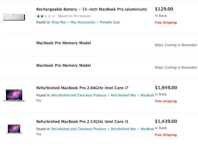 Un descuido en la Apple Store podría haber revelado una próxima renovación del MacBook Pro