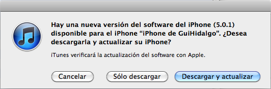 iOS 5.0.1 ya disponible