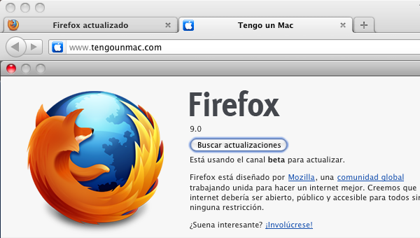 Disponible primera beta pública de Firefox 9