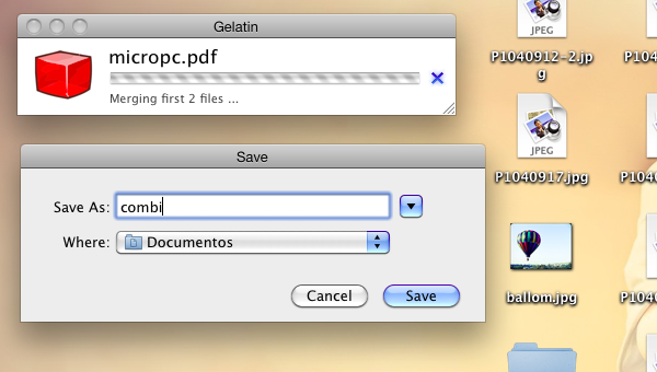 Gelatin, o cómo combinar PDF de la manera fácil