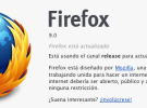 Firefox 9 ya está disponible