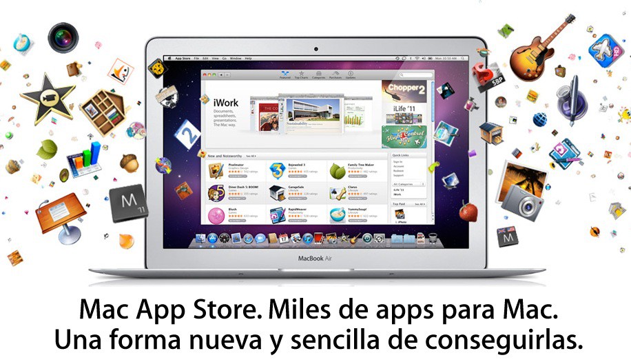 Apple inaugura la Mac AppStore con más de 1000 aplicaciones