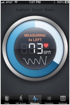 Instant Heart Rate: un pulsómetro en una app