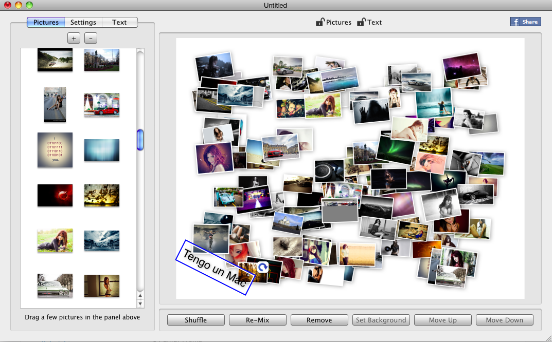 TurboCollage, o cómo crear un collage desde el Mac