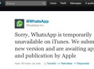 WhatsApp, eliminada de la AppStore