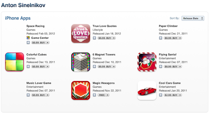 Apple combate el fraude en la AppStore