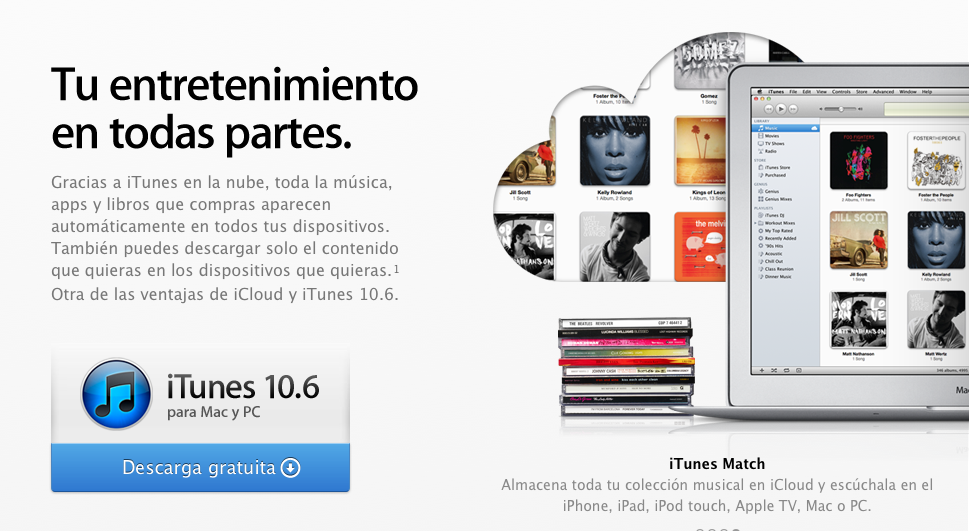 iTunes 10.6.1, resolviendo problemas