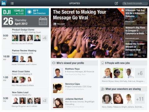 LinkedIn llega también al iPad