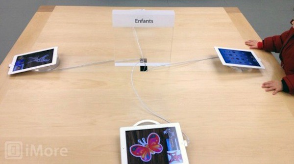 El iPad sustituye al iMac en las áreas infantiles de las Apple Stores