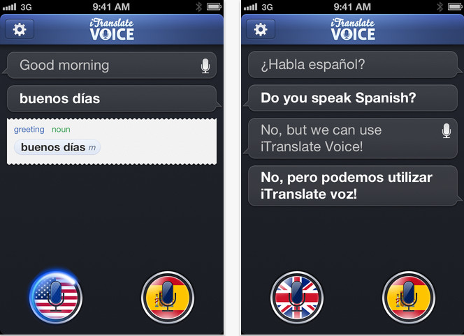 iTranslate Voice, o cómo tener un traductor que funciona como Siri