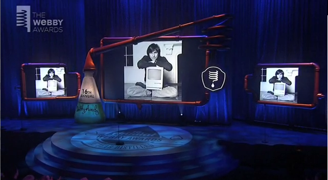 Emotivo homenaje a Steve Jobs en los Webby Awards