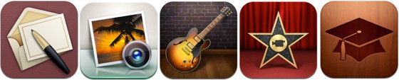 Apple actualiza las apps Cards, iPhoto, Garageband, iMovie e iTunes U de iOS