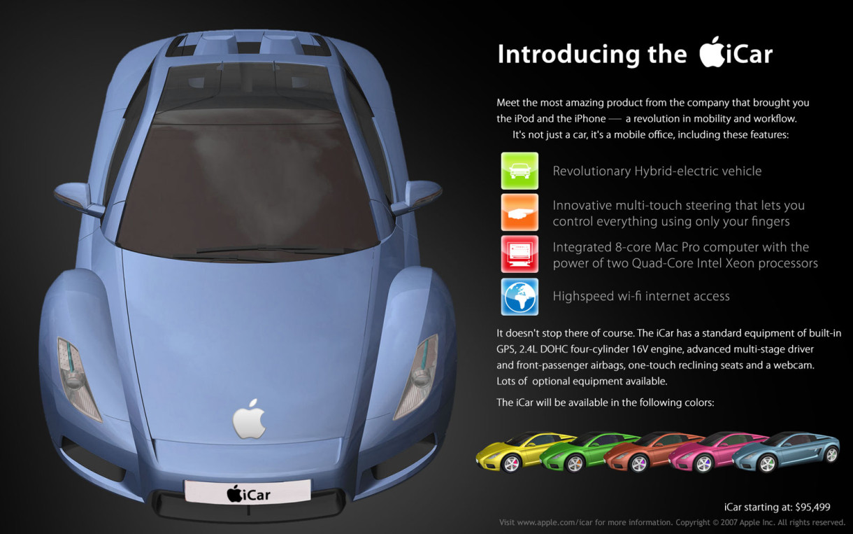 Steve Jobs soñaba con diseñar el ‘iCar’